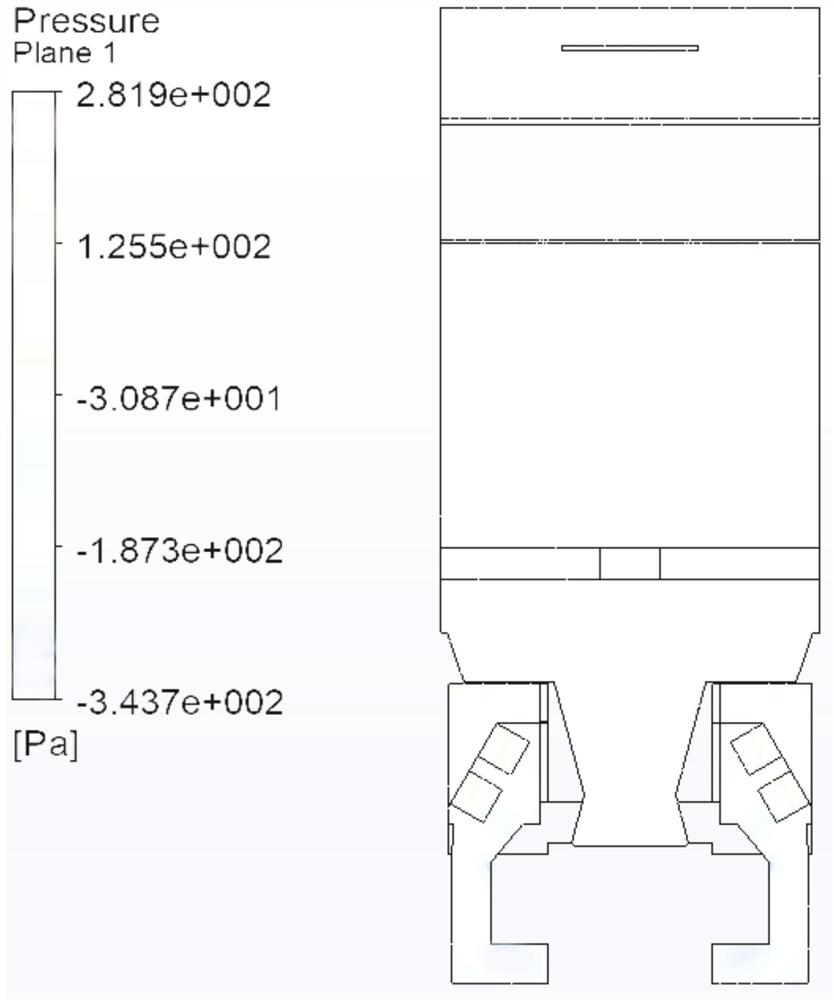 Coating spray booth airflow velocity and pressure simulation method