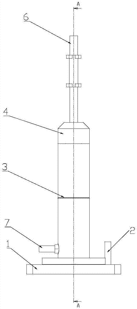 Bunsen burner type low-temperature plasma auxiliary burning device