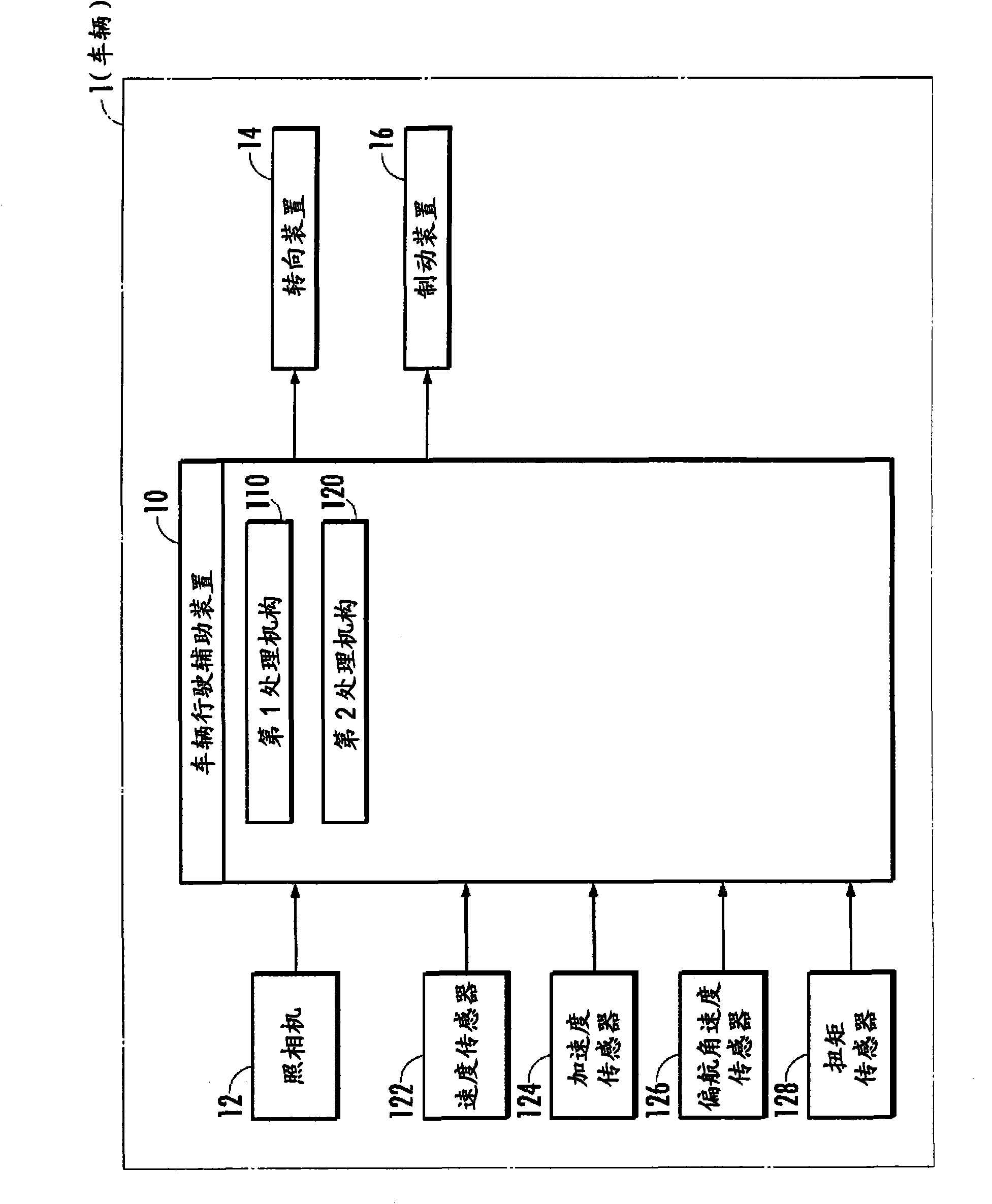 Vehicle travel support device, vehicle, and vehicle travel support program