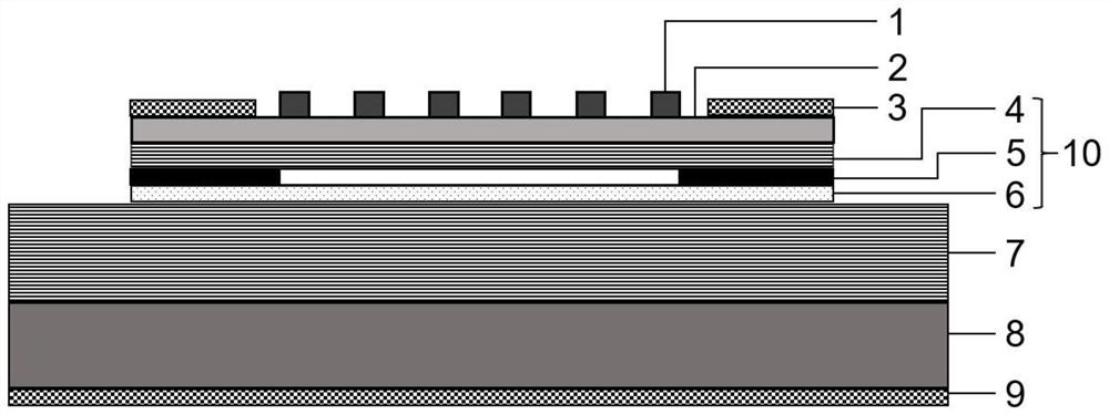 Sub-wavelength grating and vertical cavity surface emitting laser