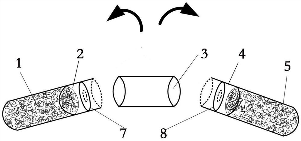 Capsule type double-cartridge heat not-burning cigarette for additional cigarettes and smoking set