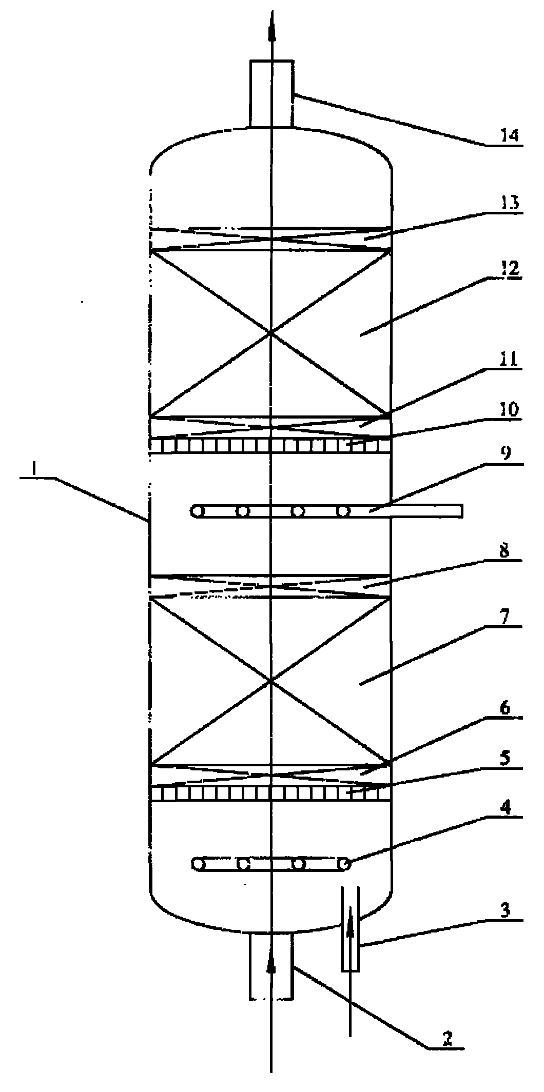 Selective hydrogenation method for phenylacetylene in phenylacetylene-containing styrene material flow