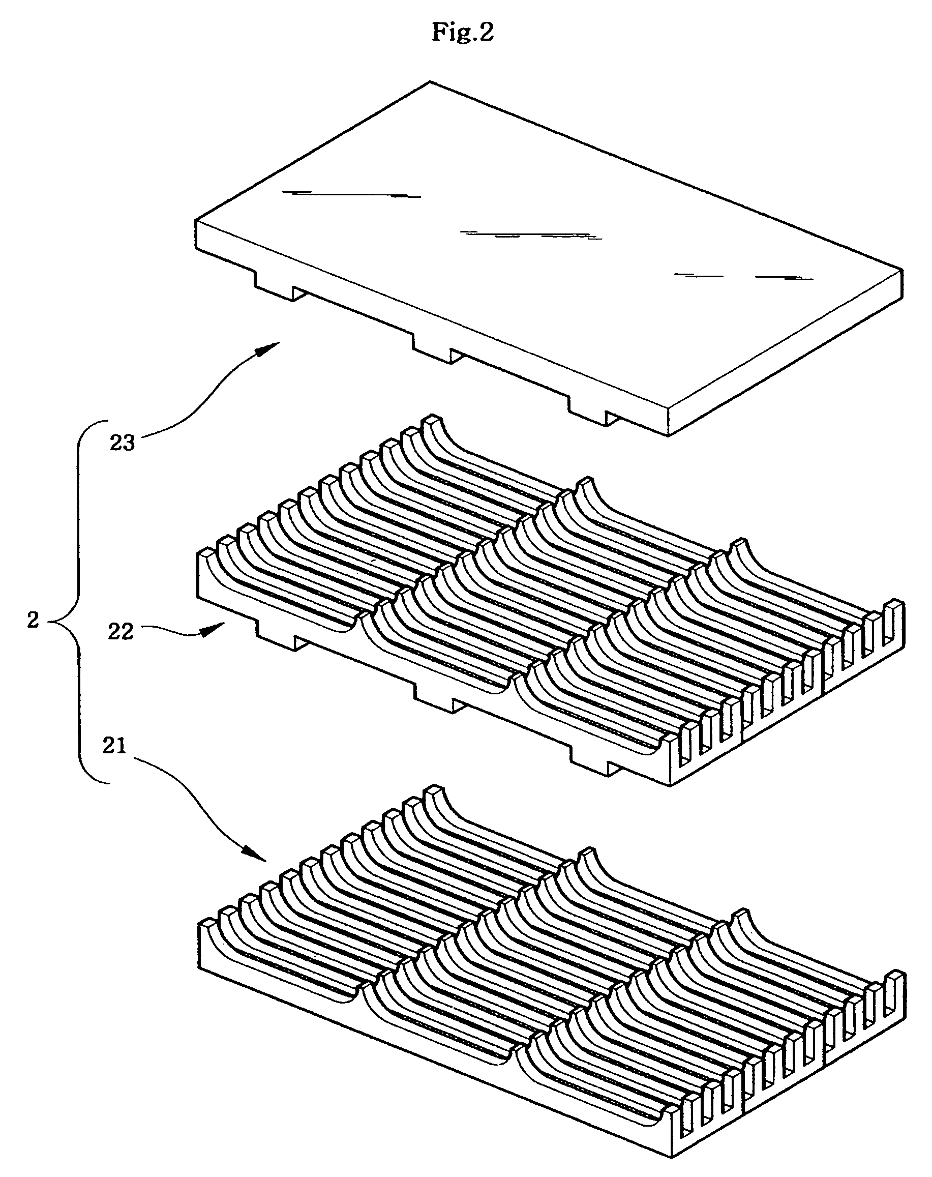 Anode-supported flat-tubular solid oxide fuel cell stack and fabrication method of the same