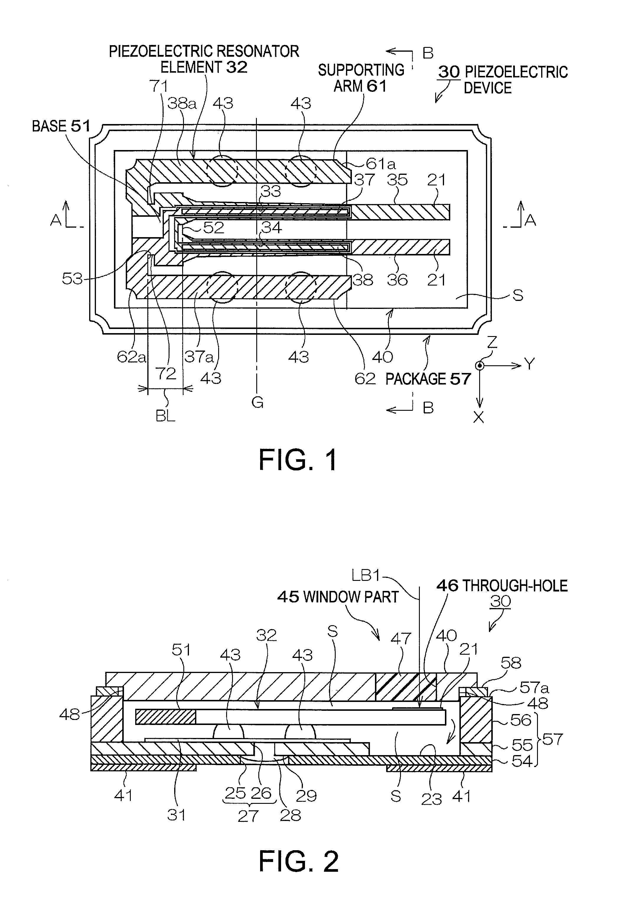 Piezoelectric device and method for manufacturing thereof
