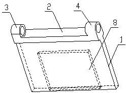 High-efficiency energy-saving vane pump leaf structure