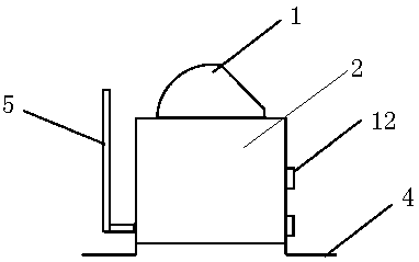 Distribution transformer running monitoring device