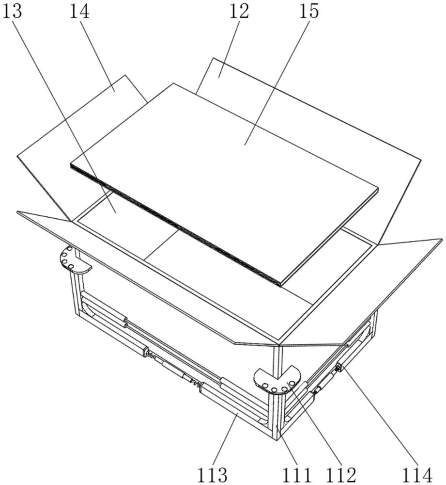 Corrugated carton with buffering and damping structure