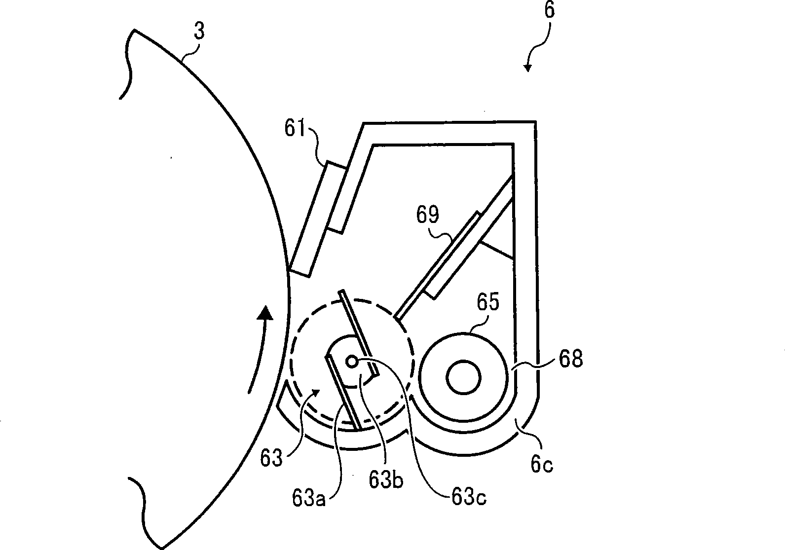 Cleaning unit, image carrying unit and image forming apparatus using the same