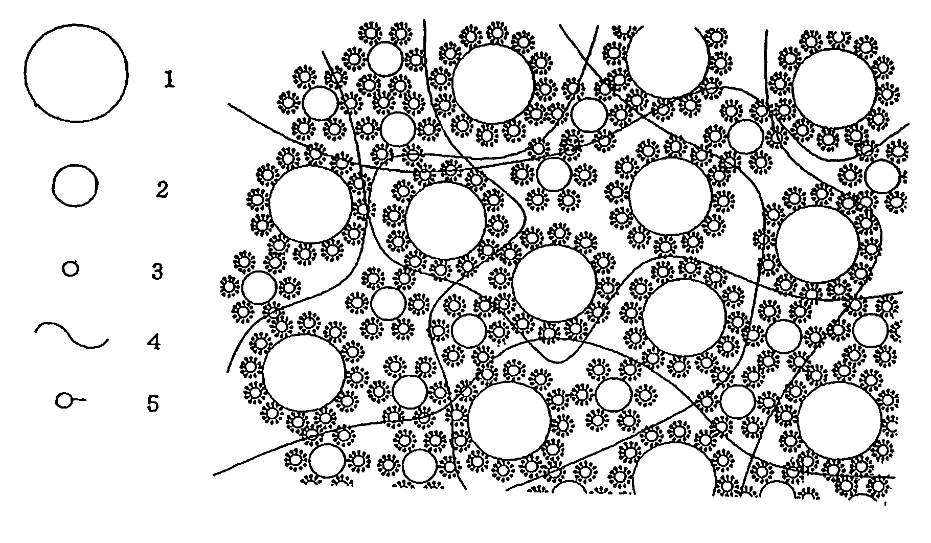 Method for preparing an electrode material for a polarized electrode