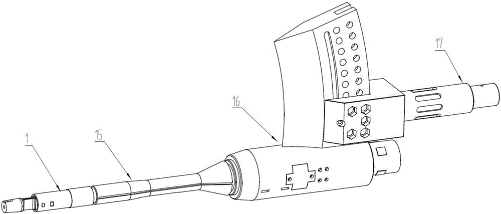 Device for forced vibration test of dynamic derivative in wind tunnel