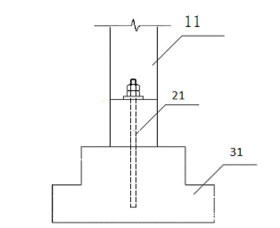 Unidirectional limitable hinged support for hinging pipe frame column foot and construction method of unidirectional limitable hinged support