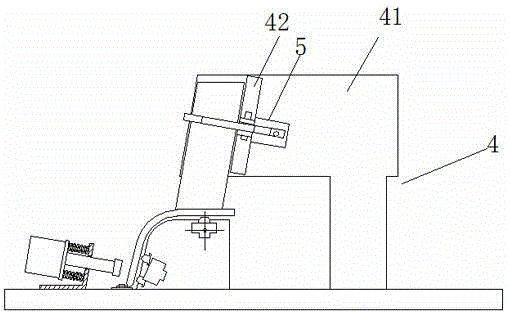 Positioning device for precisely manufacturing curve-shaped automobile accessory