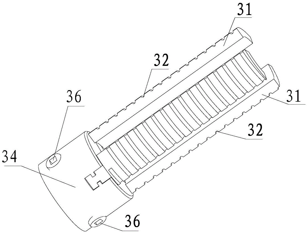 A kind of ceramic spring forming device and preparation method of ceramic spring
