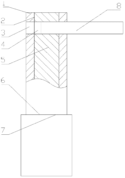 Detecting assembly for shaft piece