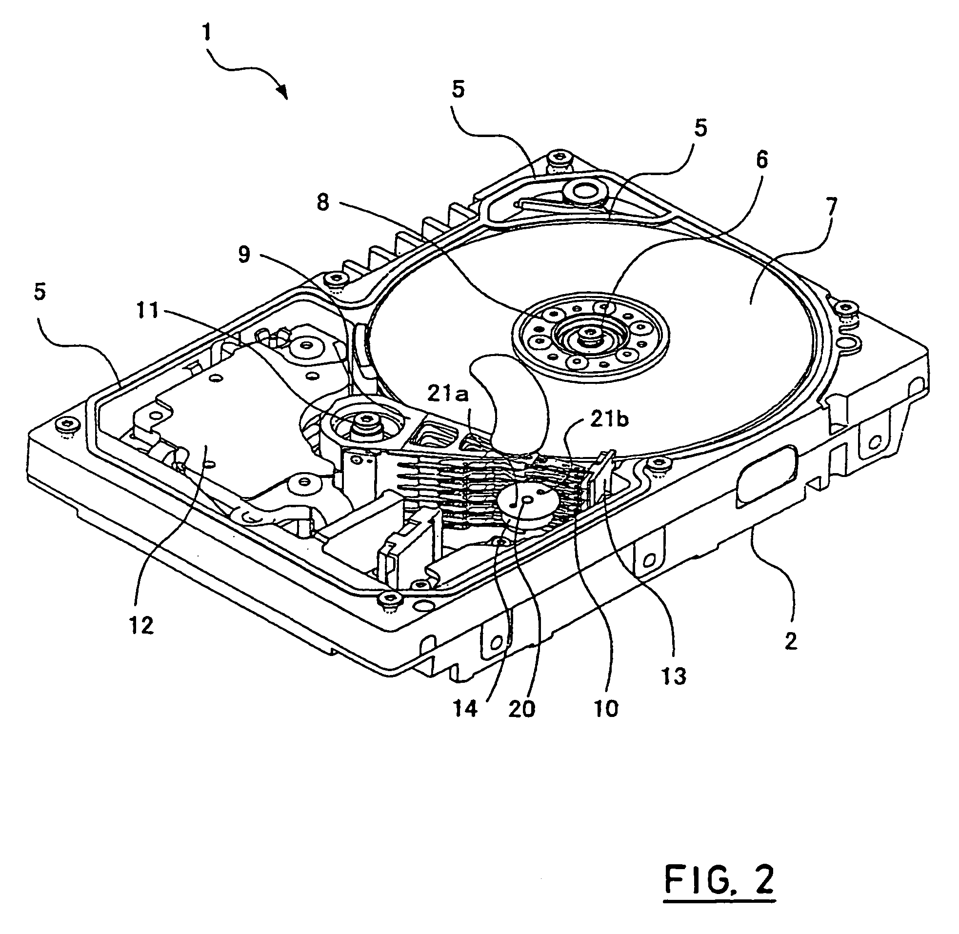 Disk drive and breather filter having multiple ventilation paths and method of inspecting same