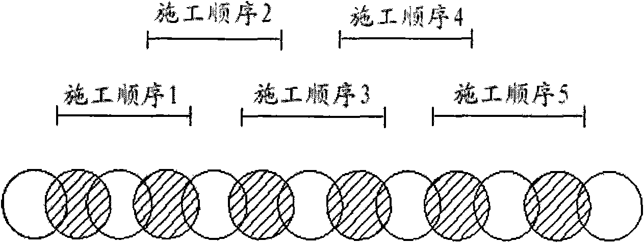 Construction method for supporting foundation ditch of reinforced cement earth wall