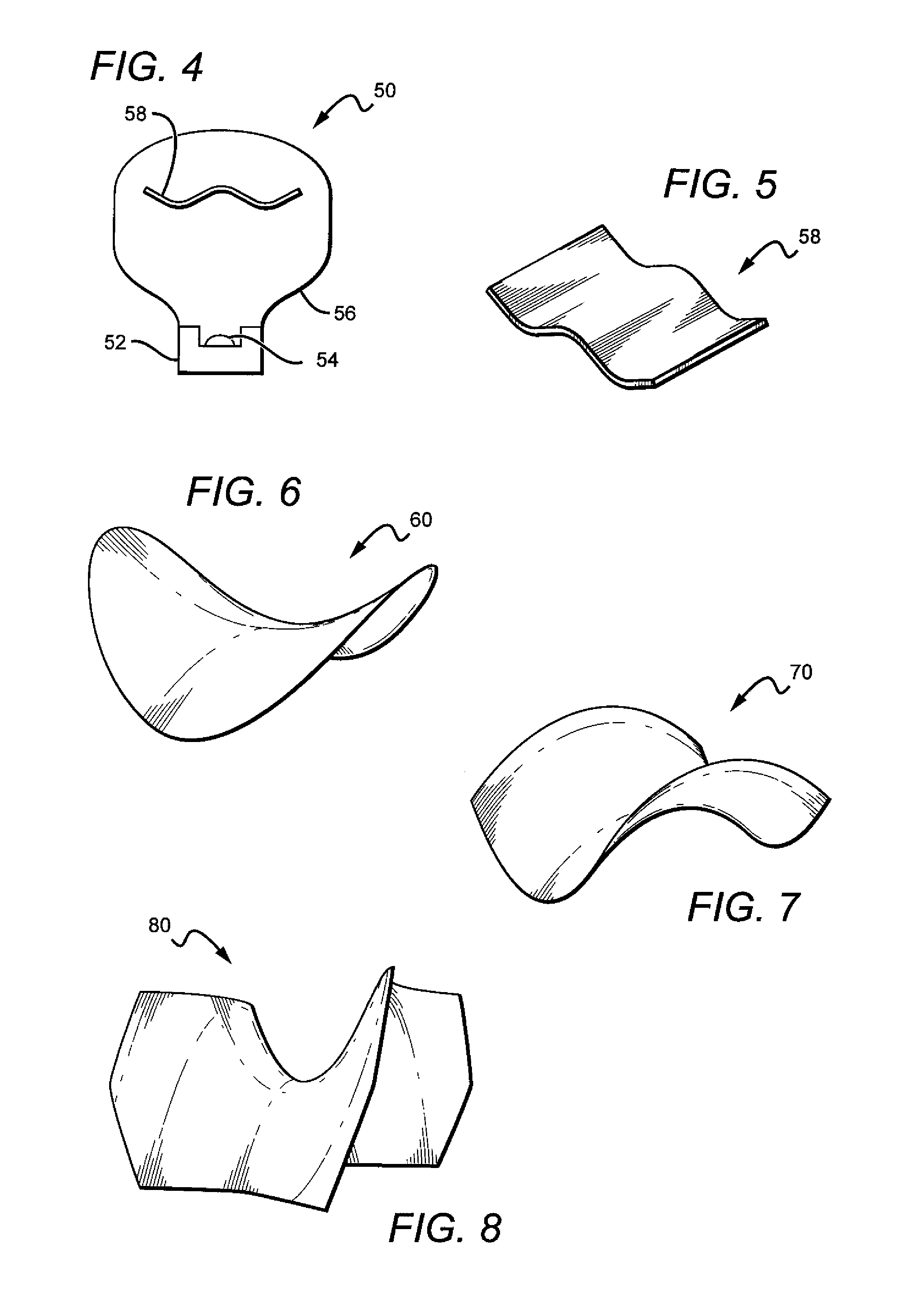 Lighting device with shaped remote phosphor
