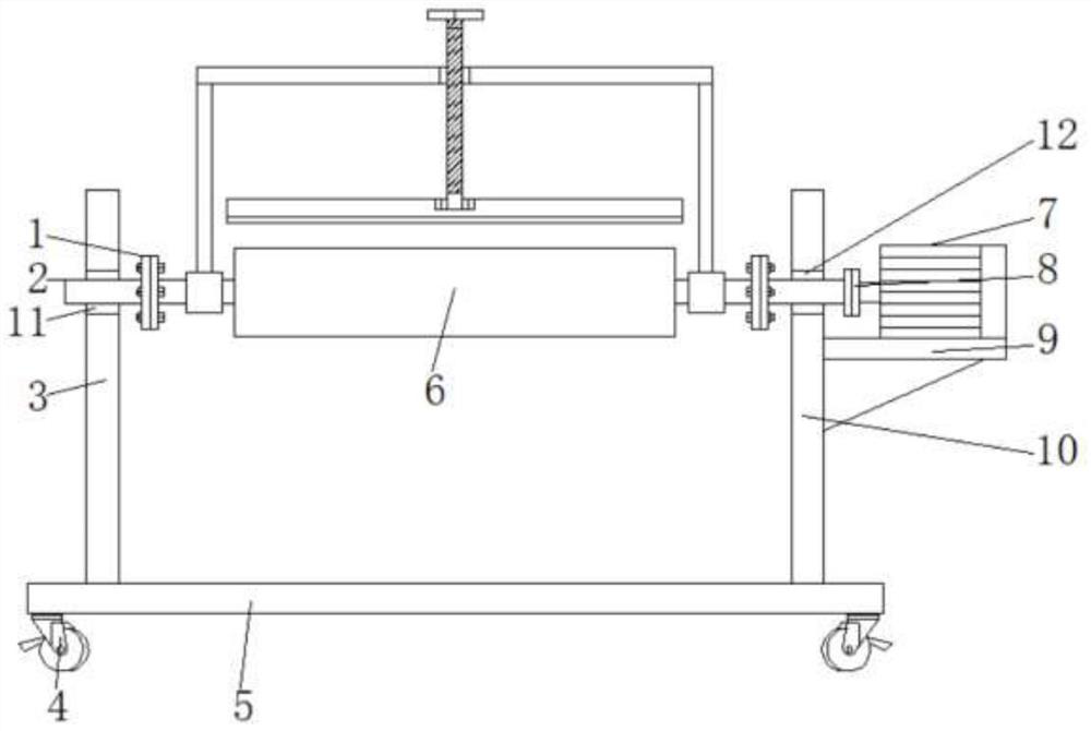 Embroidery fabric collecting device with anti-loosening function