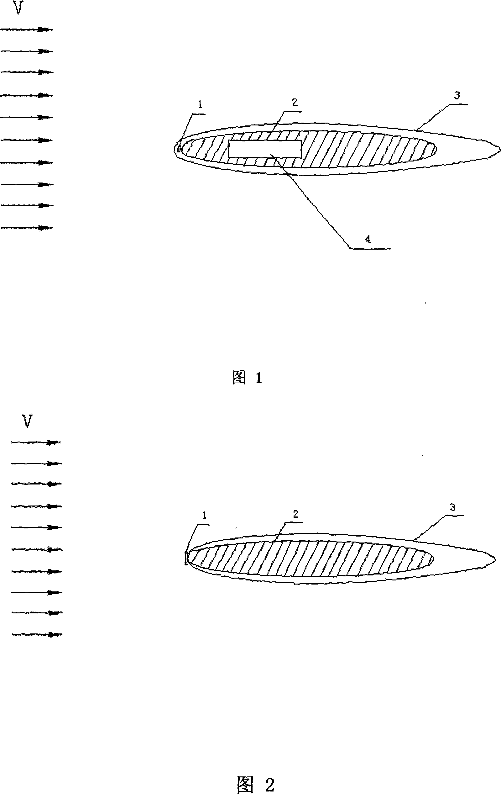 Under water flying-body electromag netic heating cavitation apparatus