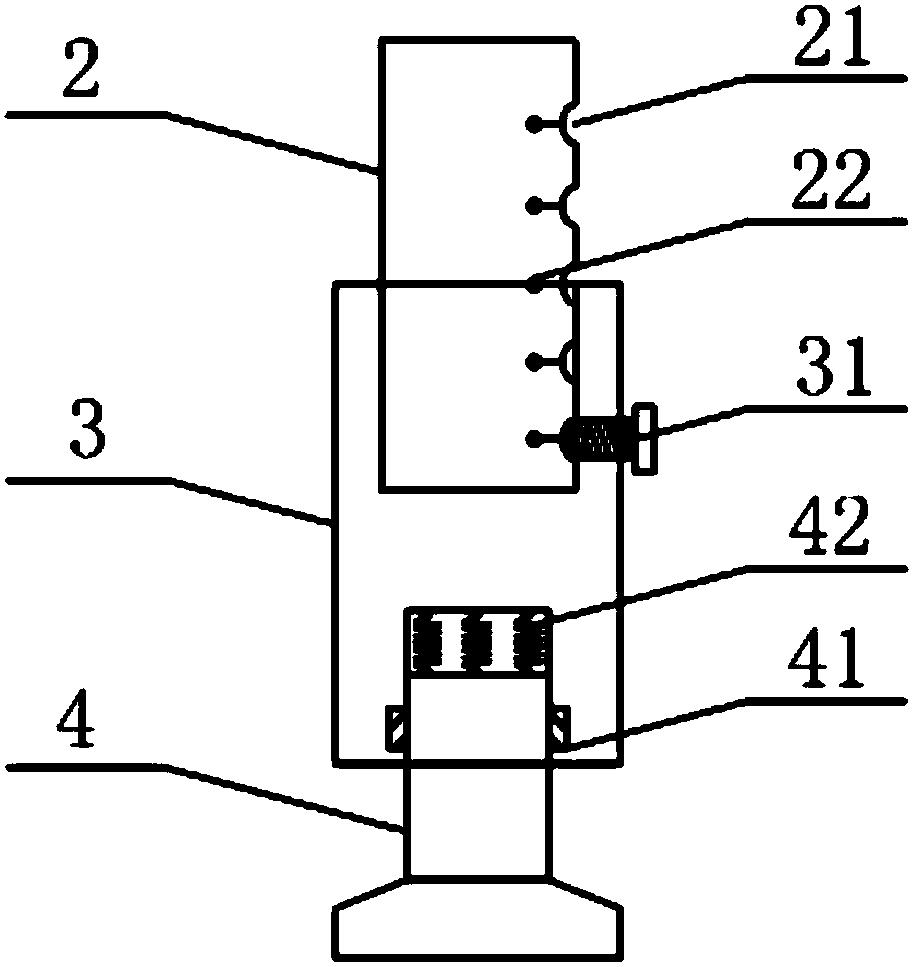 Switched reluctance motor with motor rack having functions of noise reduction and vibration resistance