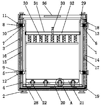 Television packaging box for transportation