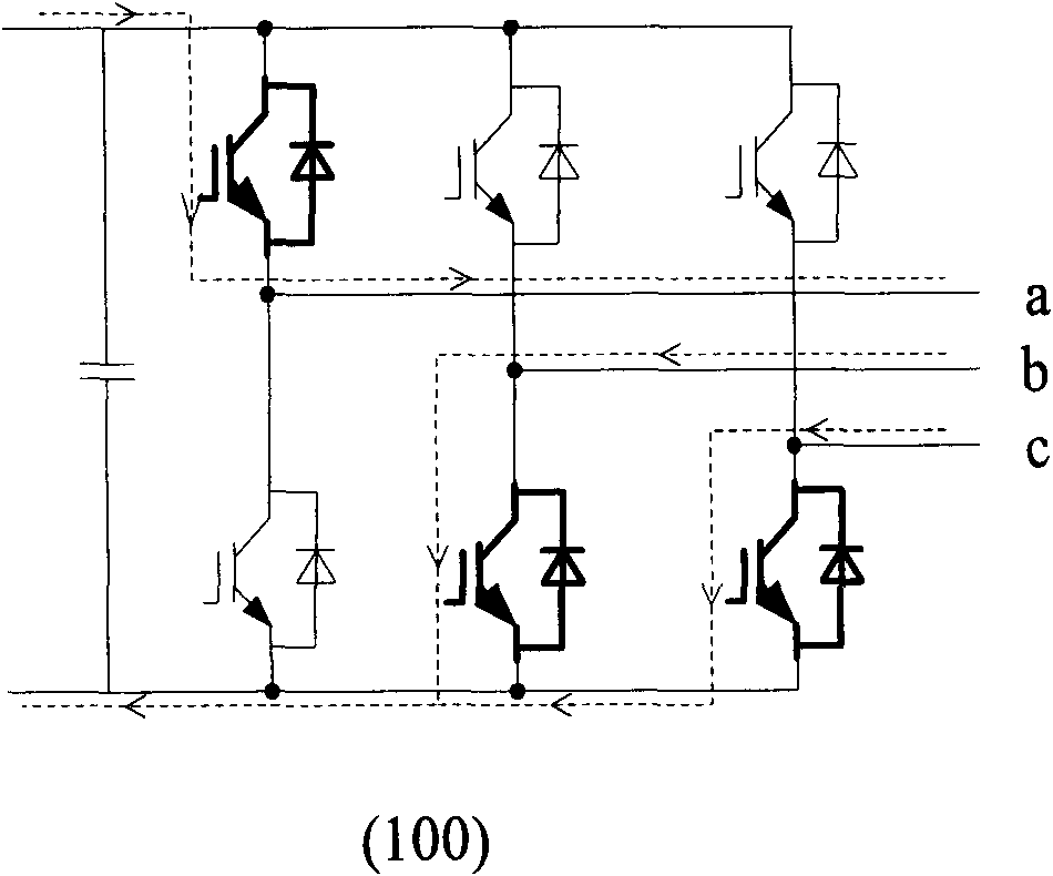 Electric current reconstructing and over-modulating device of air conditioning frequency converter and method thereof