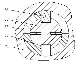 Rotation type self-locking hydraulic oil cylinder