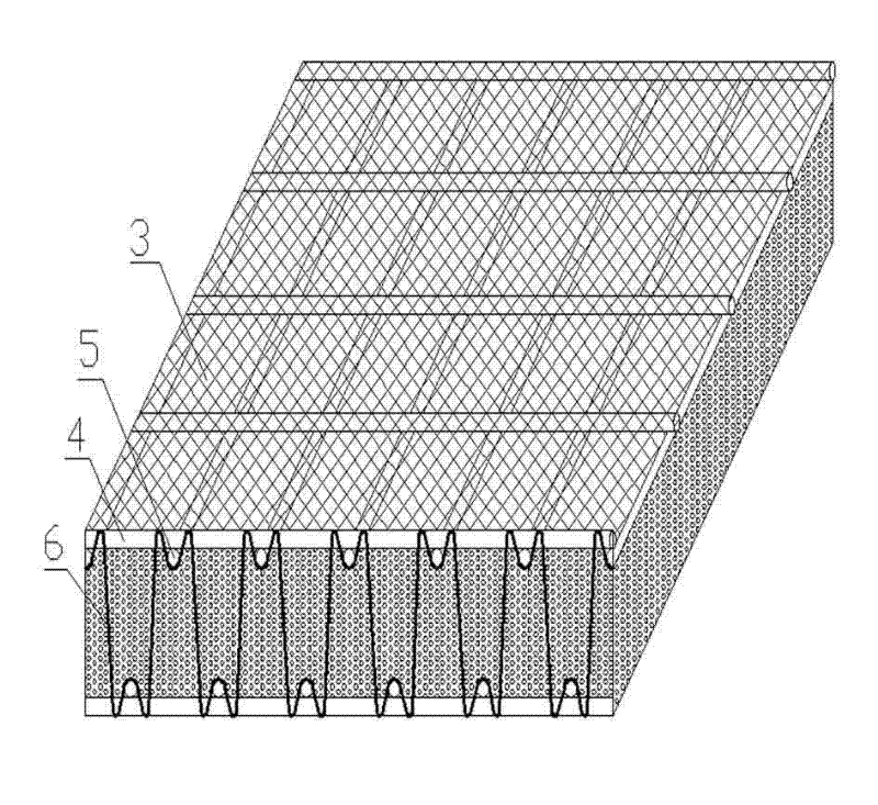 Steel-mesh separation wall