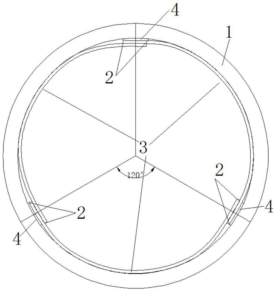 A multi-segment splicing repair process and pipeline repair structure