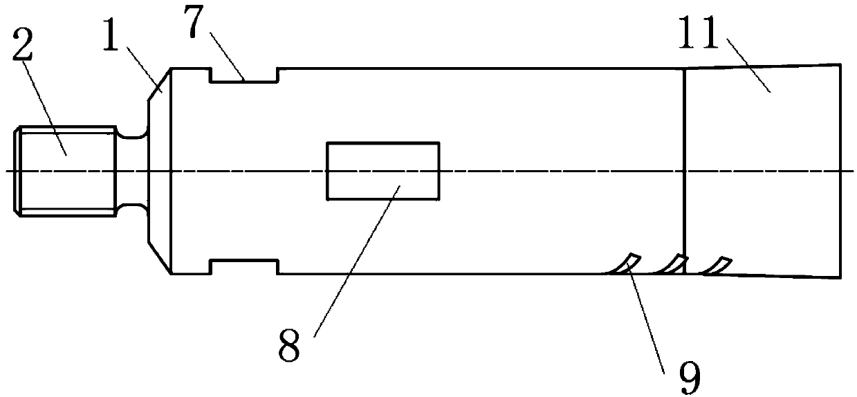 A kind of ultrasonic plunging cutting tool