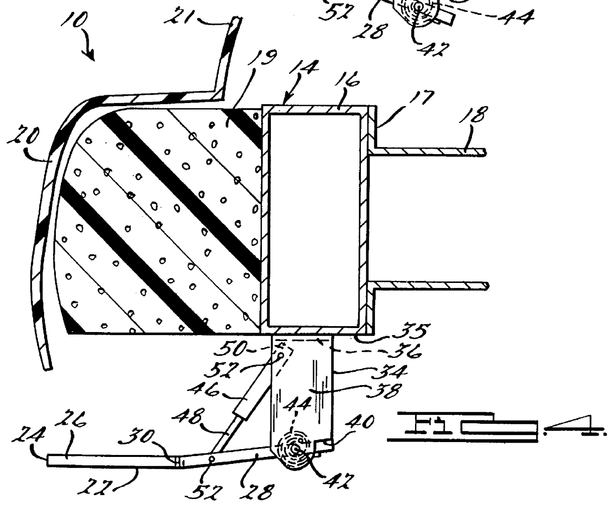 Stiffener assembly for bumper system of motor vehicles