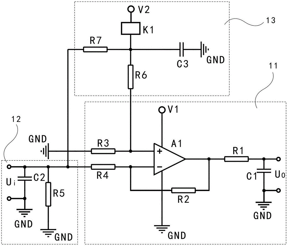 The co-signal processor of inductive load and resistive load used for electrical fire supervision