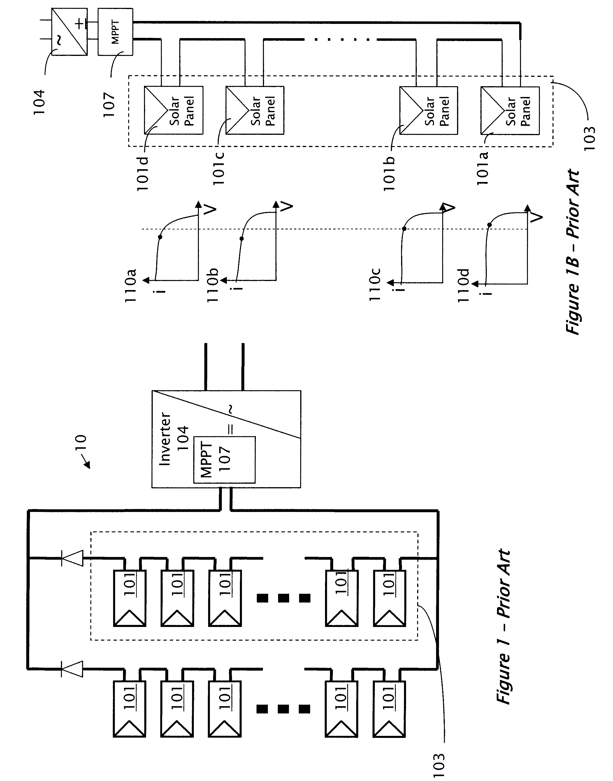 System and method for protection during inverter shutdown in distributed power installations