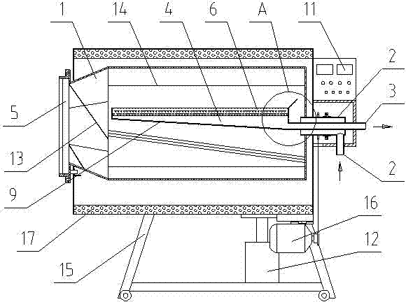Drum-type final-panning machine with filter unit and processing method thereof