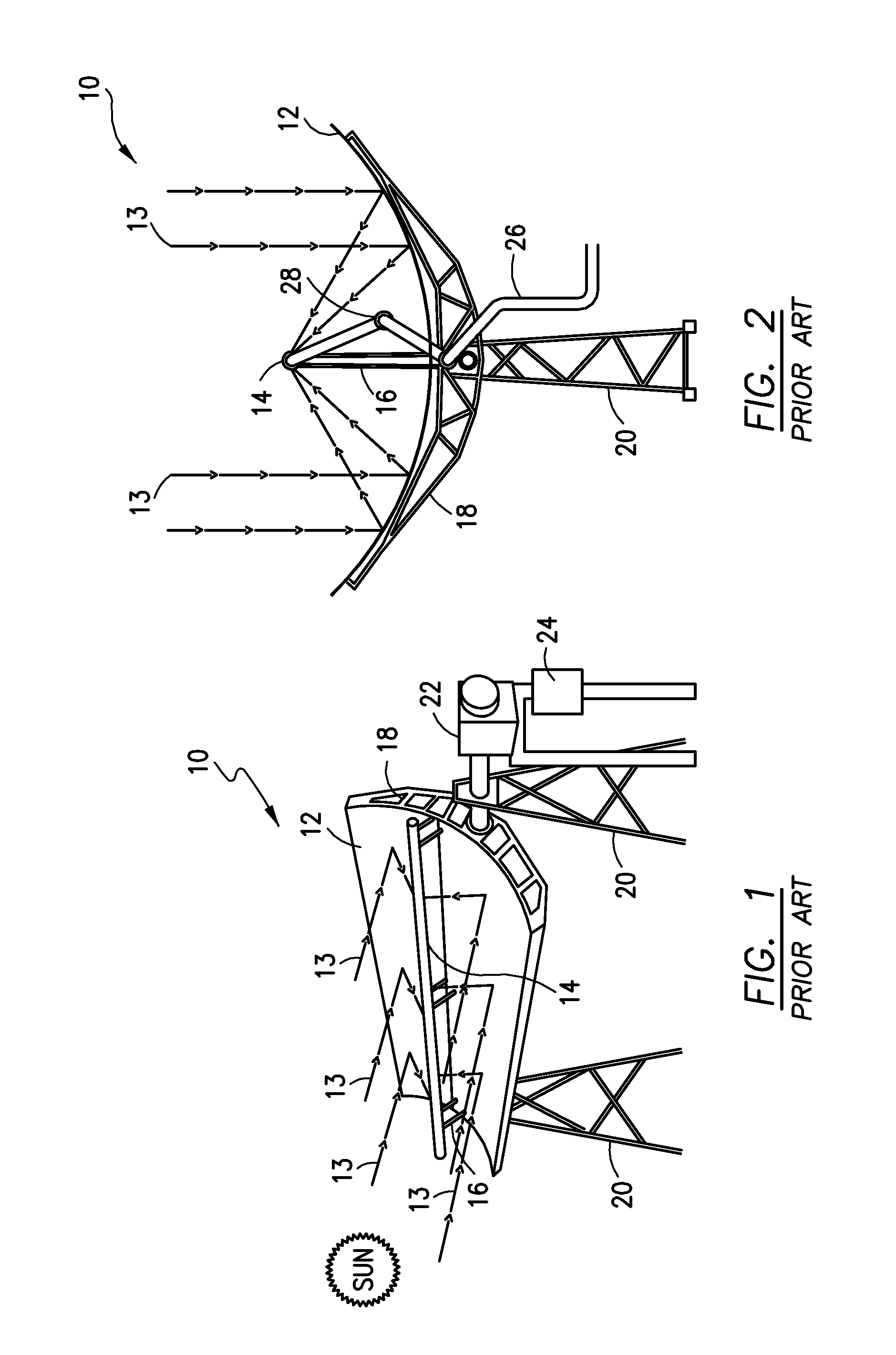 Concentrated solar power generation system with distributed generation