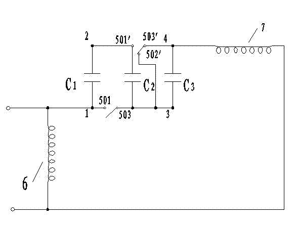 Single-phase motor starting and running device with pure alternating current capacitor