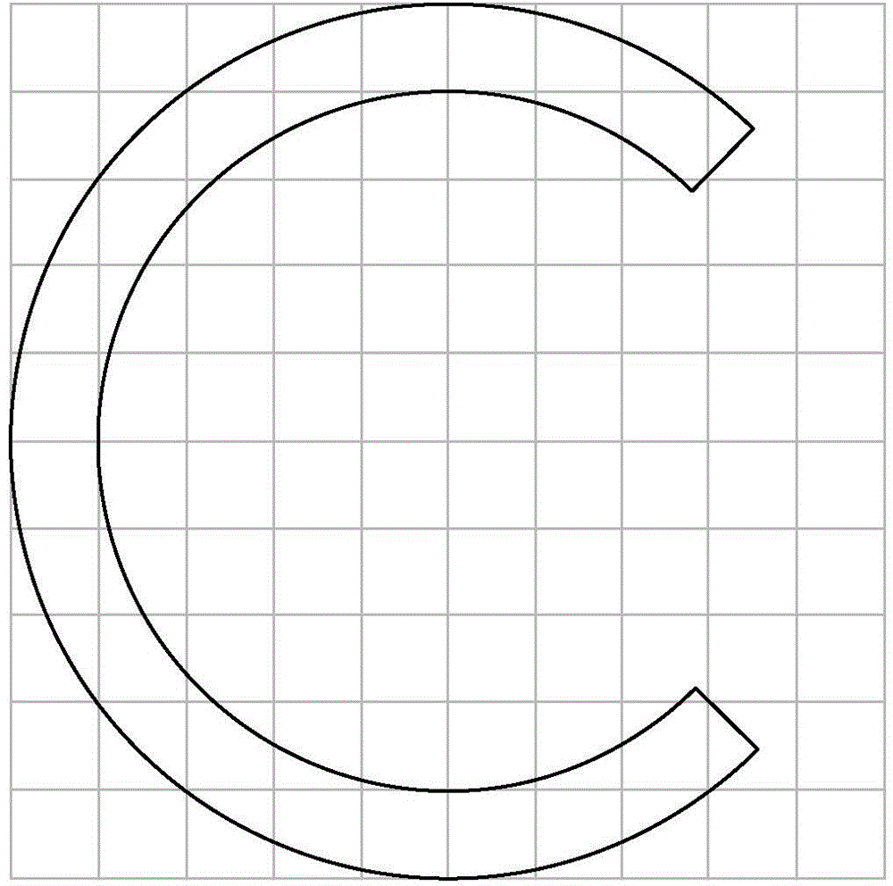 Generation method of picture verification code based on characters drawing