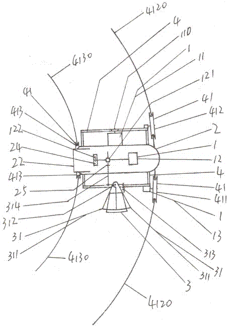 Shuttlecock serving device of robot