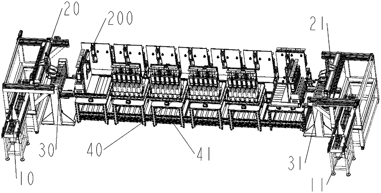 An automatic lithium battery liquid injection system