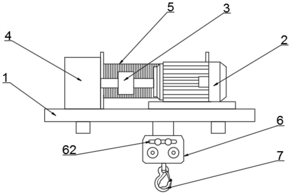 Lifting mechanism of bridge crane