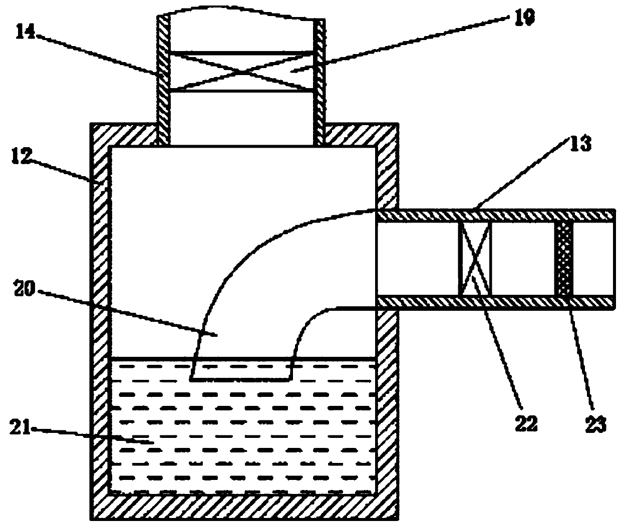 Arc suppression overvoltage protection device