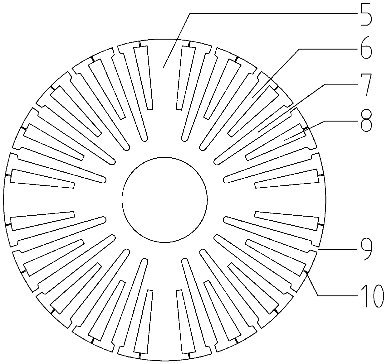 A Small Synchronous Analog Motor with Electric Excitation Secrecy Pole