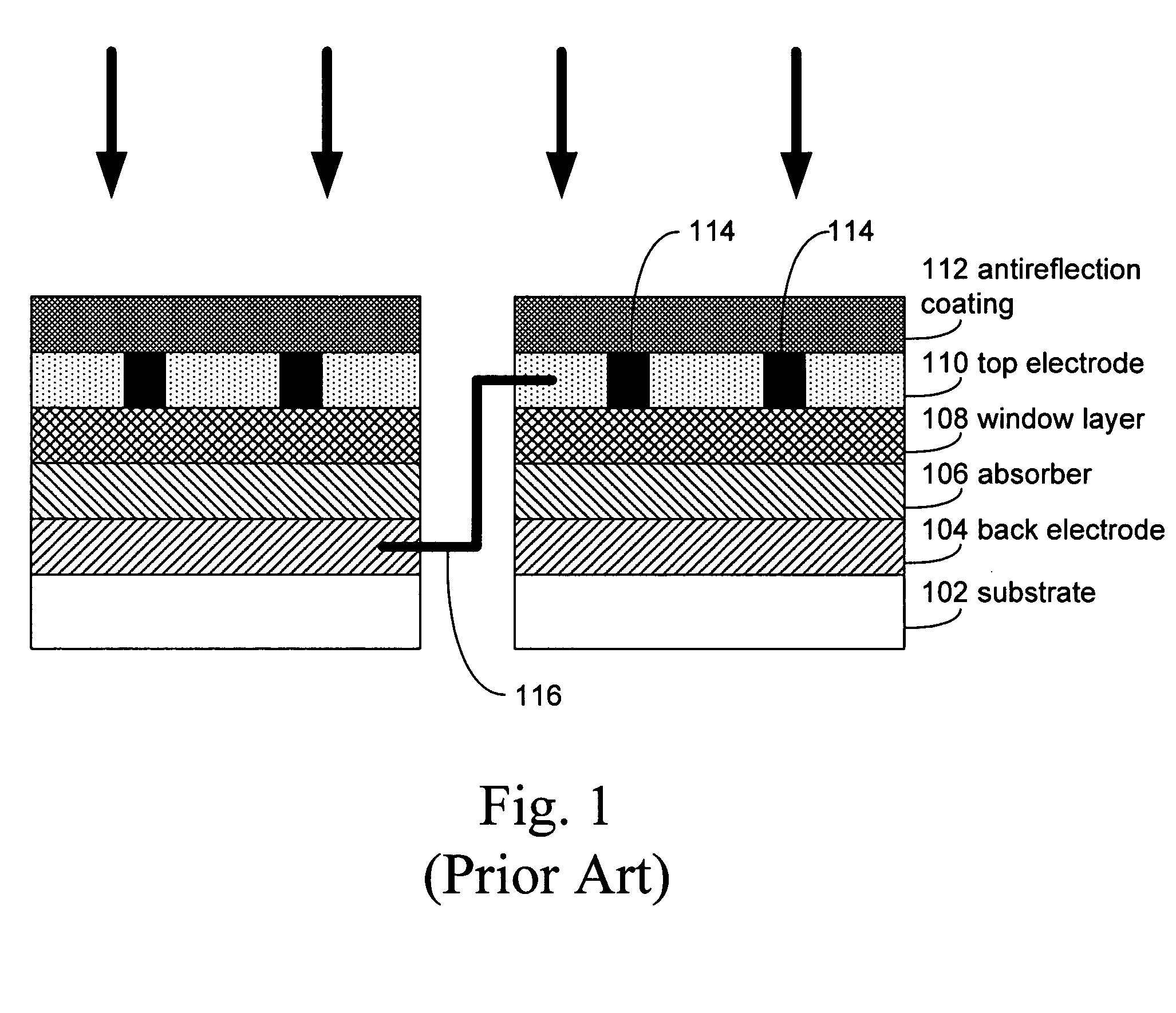 Bifacial elongated solar cell devices with internal reflectors