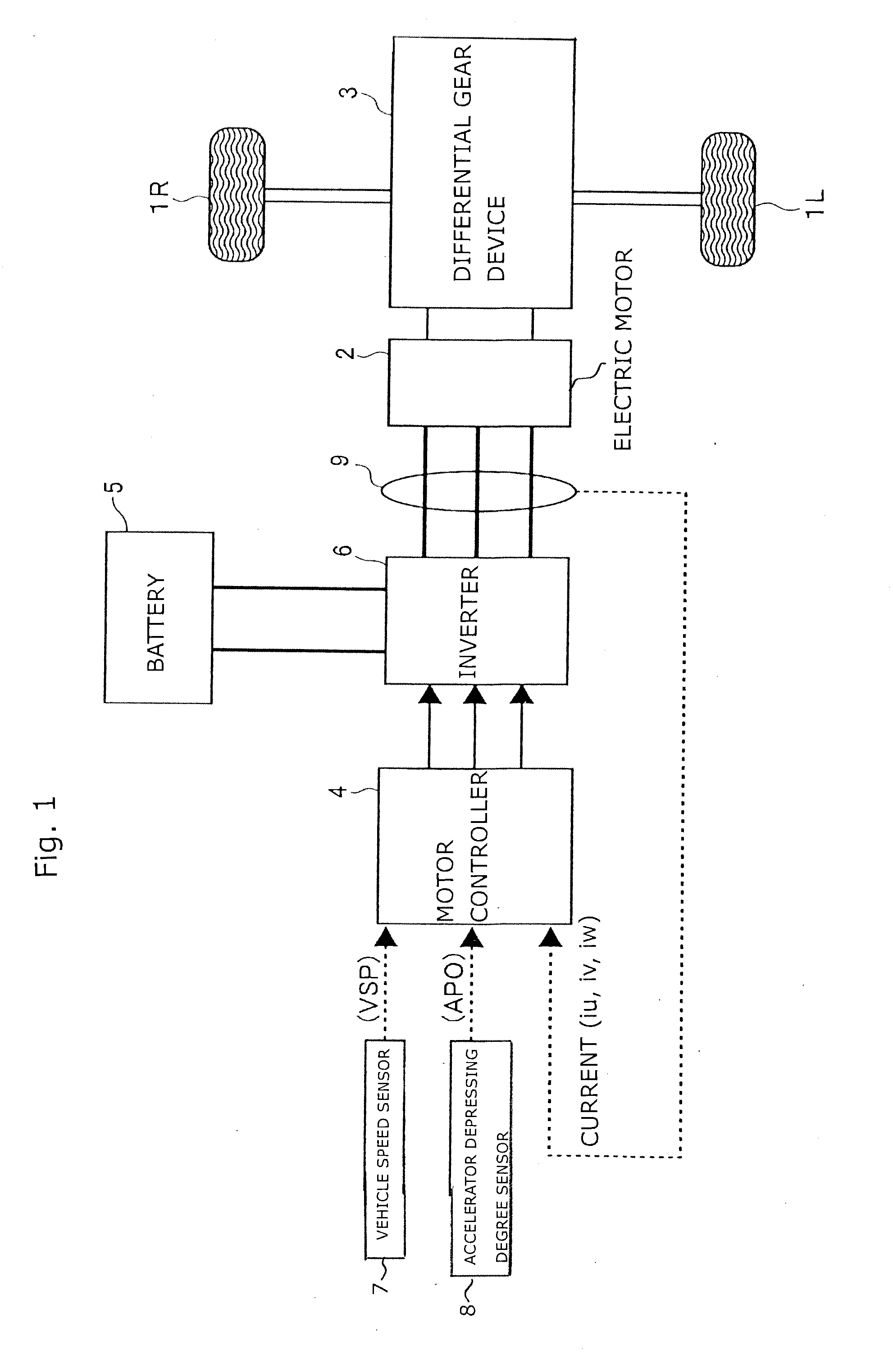 Torque response control apparatus for electric motor of vehicle