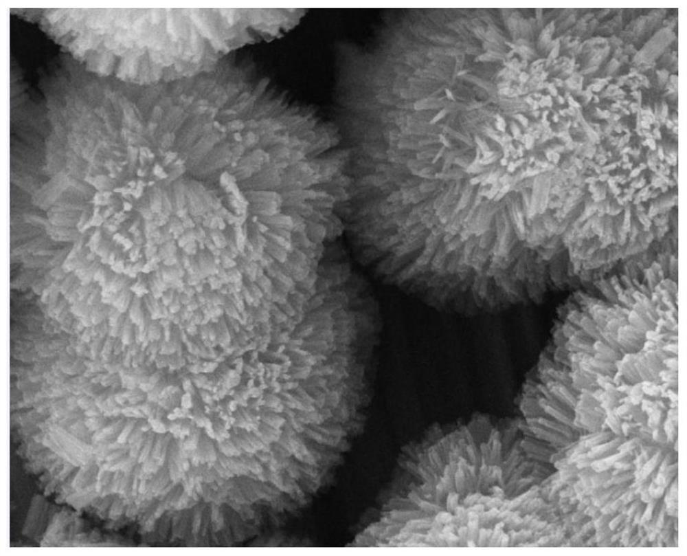 A nickel-based material with a spherical core-nanoporous shell composite structure and its preparation method
