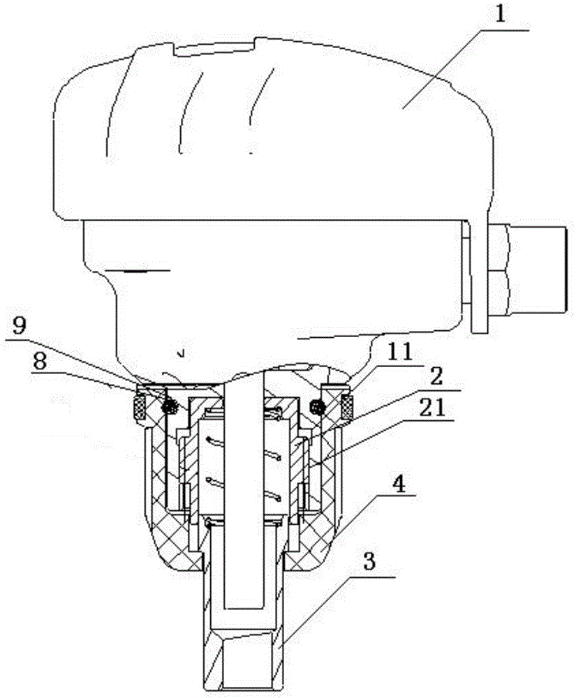 Palm hammer nailing depth adjustment mechanism