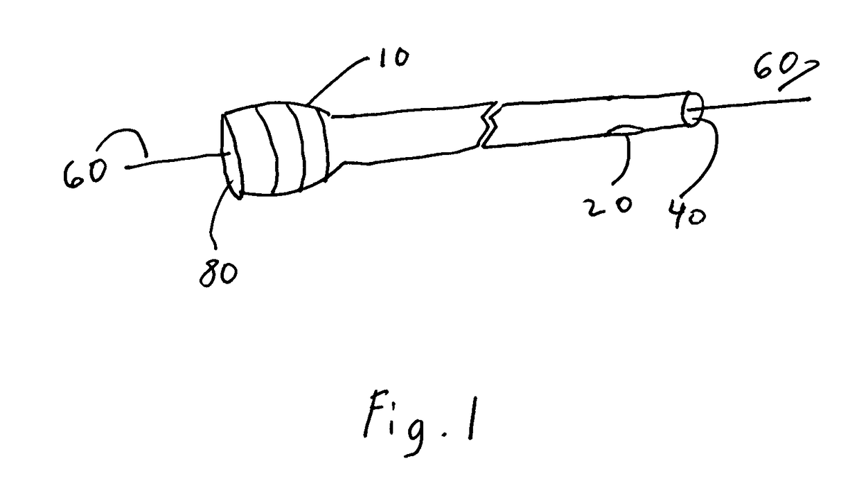 Single Lumen Microcatheter for Executing Plugs near Distal Terminus of Lumen