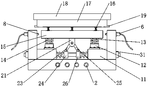 A jacking mechanism for a stamping die