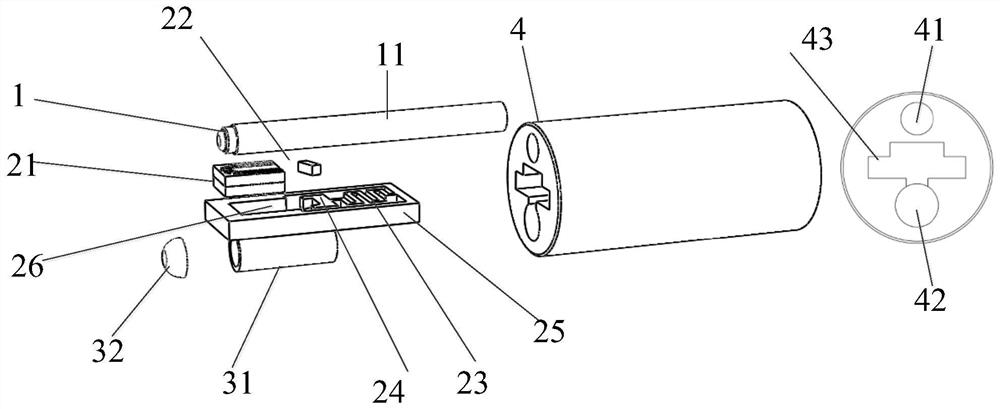 In-vivo bending area explosion impact explosive release energetic microsystem and implementation method thereof