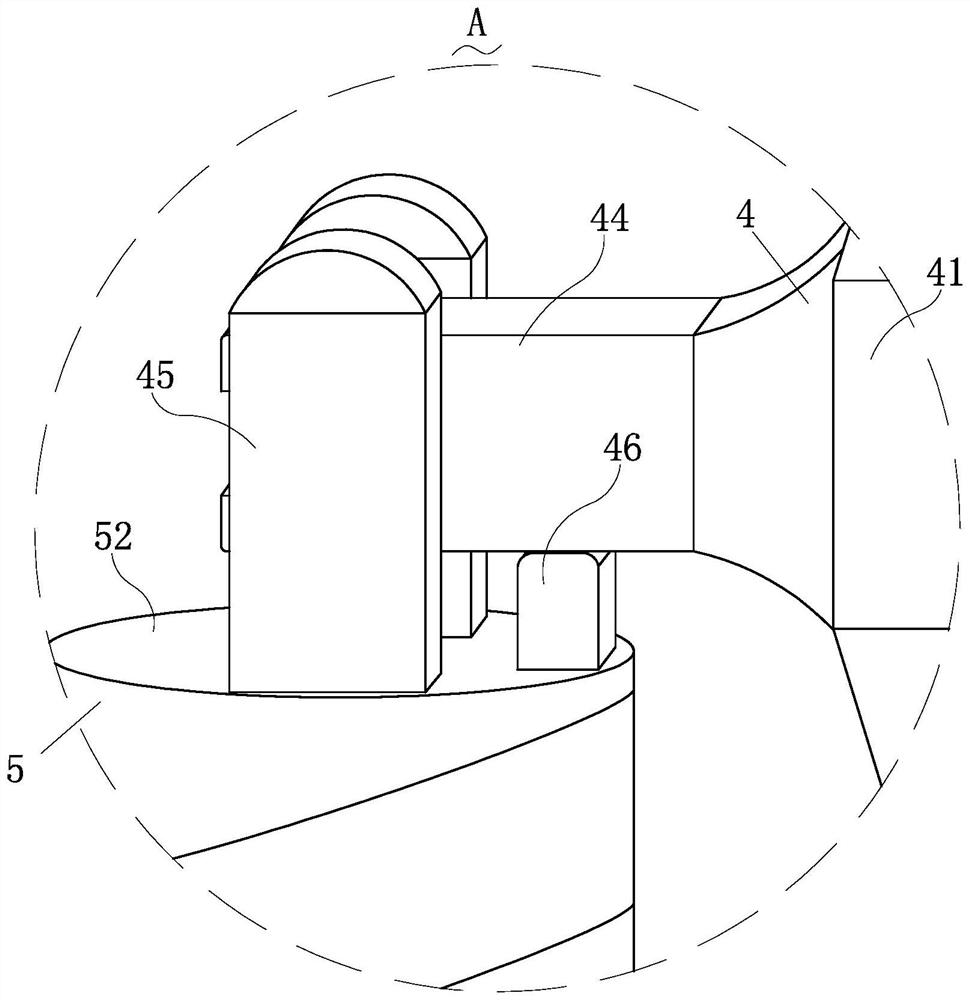 A folding valve with small space occupation
